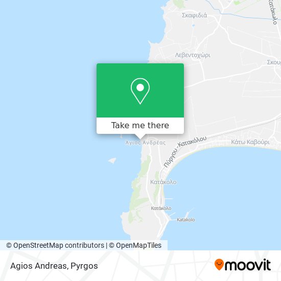 Agios Andreas map