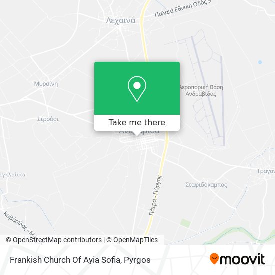 Frankish Church Of Ayia Sofia map
