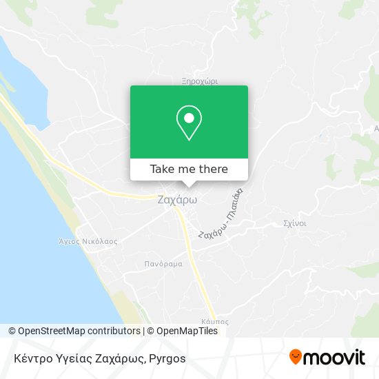 Κέντρο Υγείας Ζαχάρως map
