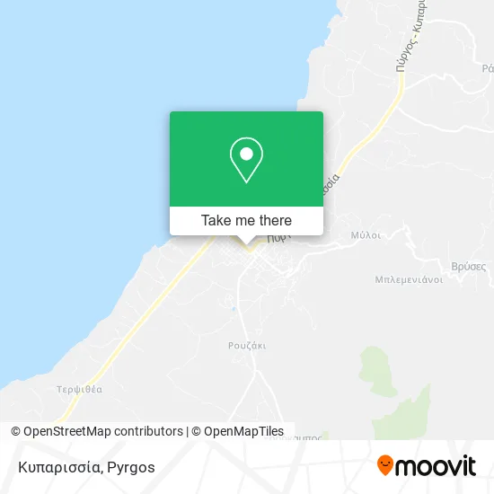 Κυπαρισσία map