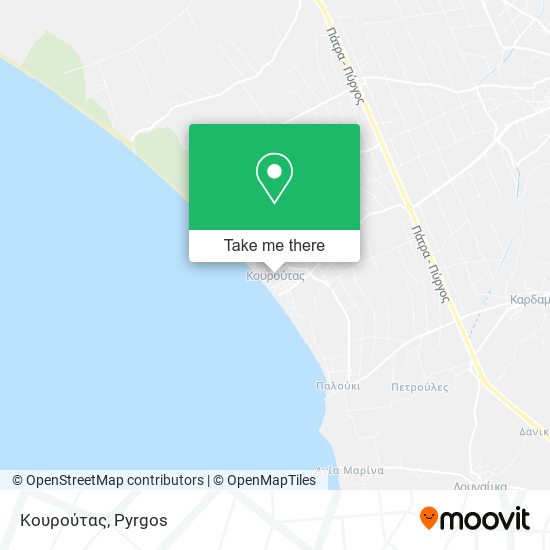 Κουρούτας map
