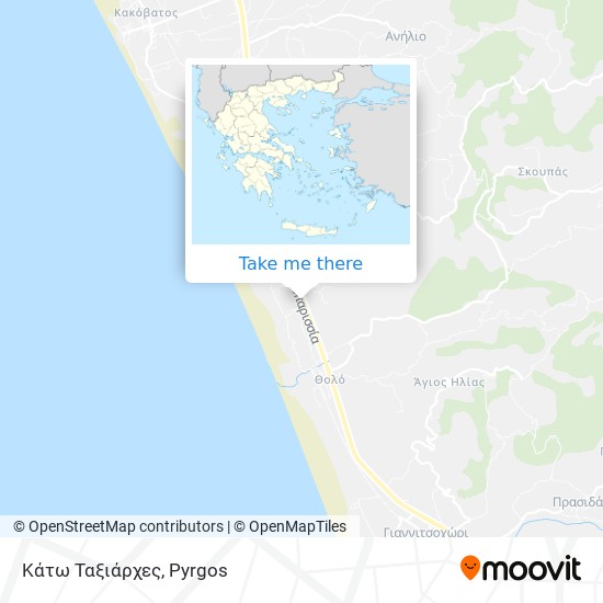 Κάτω Ταξιάρχες map