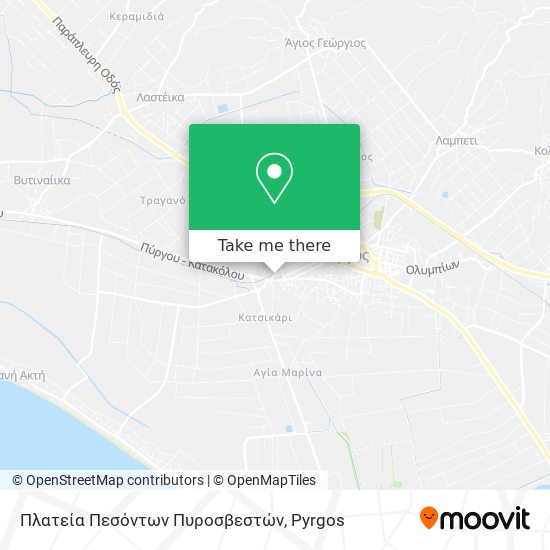 Πλατεία Πεσόντων Πυροσβεστών map