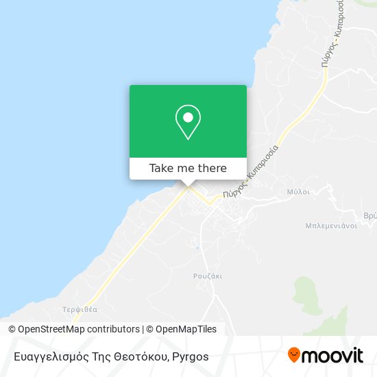 Ευαγγελισμός Της Θεοτόκου map