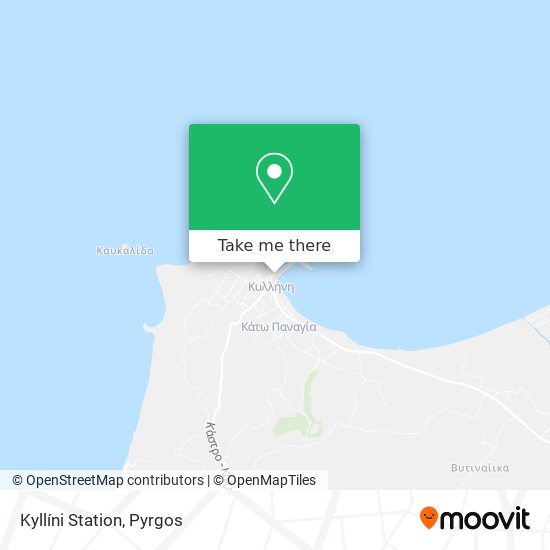 Kyllíni Station map