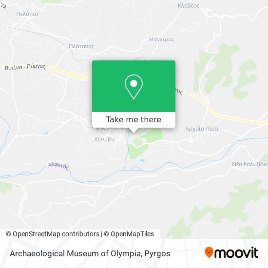 Archaeological Museum of Olympia map