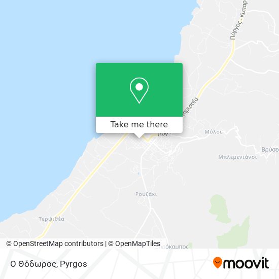 Ο Θόδωρος map