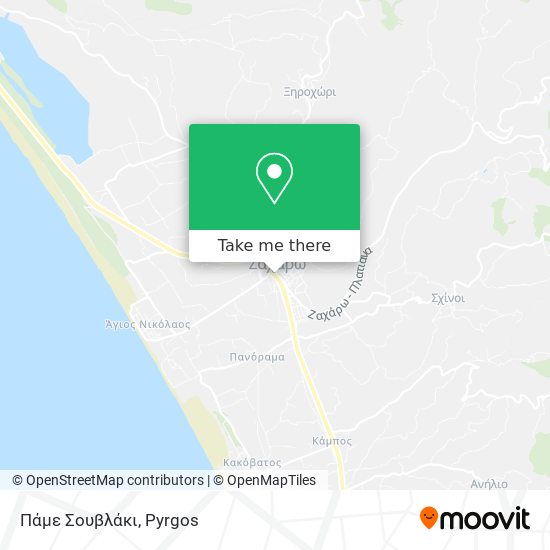 Πάμε Σουβλάκι map