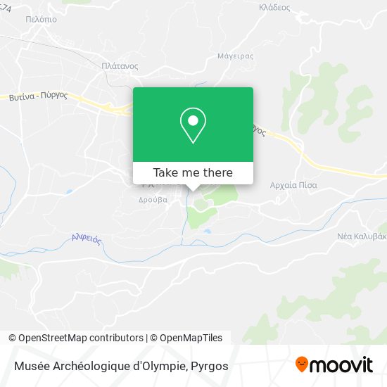 Musée Archéologique d'Olympie map
