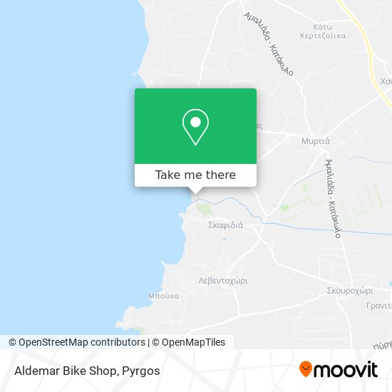 Aldemar Bike Shop map