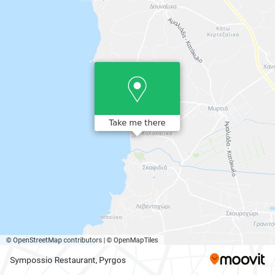 Sympossio Restaurant map