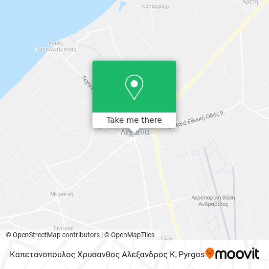 Καπετανοπουλος Χρυσανθος Αλεξανδρος Κ map