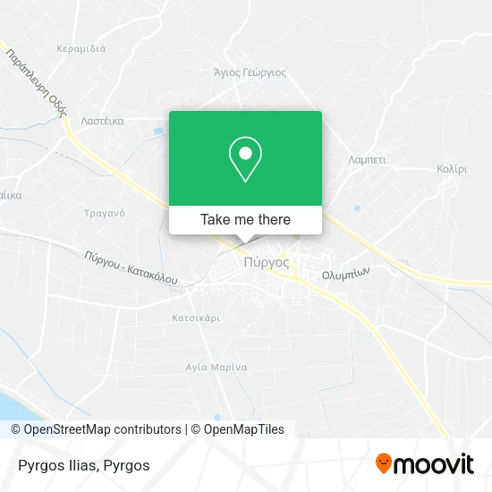Pyrgos Ilias map