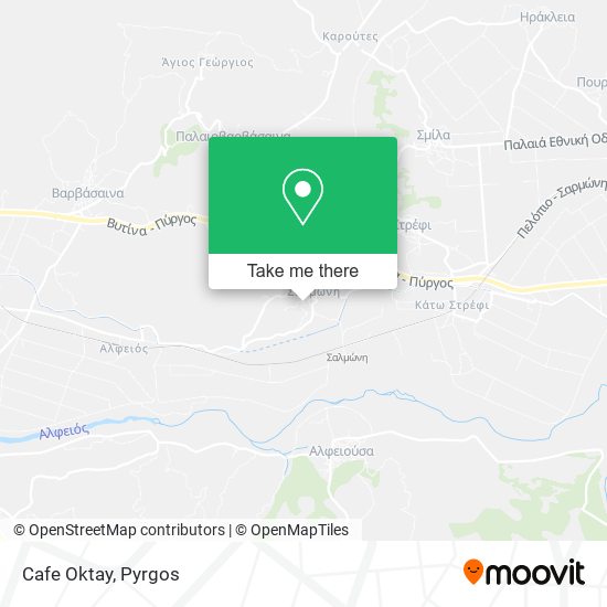 Cafe Oktay map
