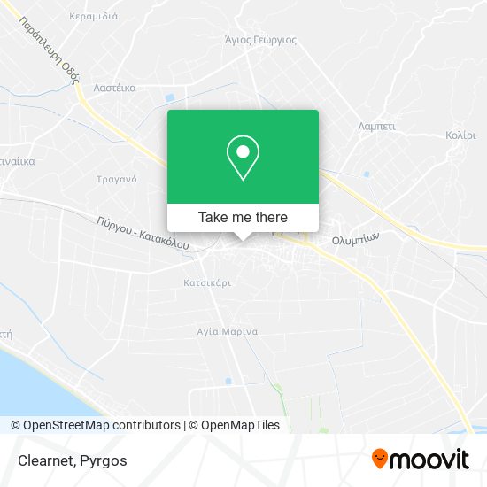 Clearnet map