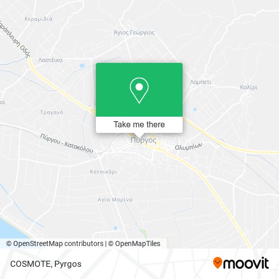 COSMOTE map