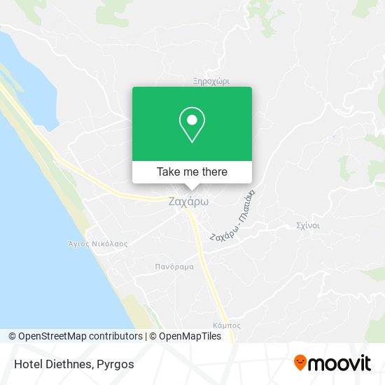 Hotel Diethnes map