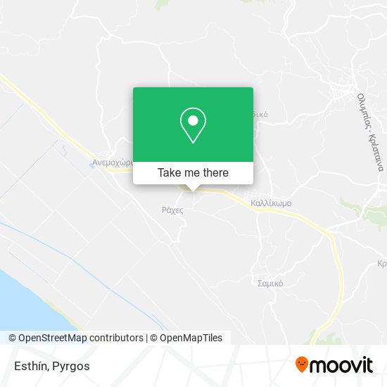 Esthín map