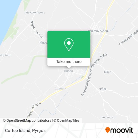 Coffee Island map