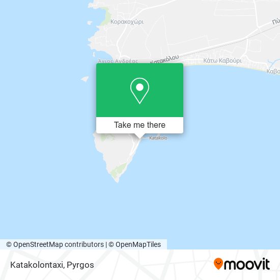 Katakolontaxi map