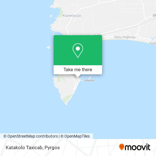 Katakolo Taxicab map