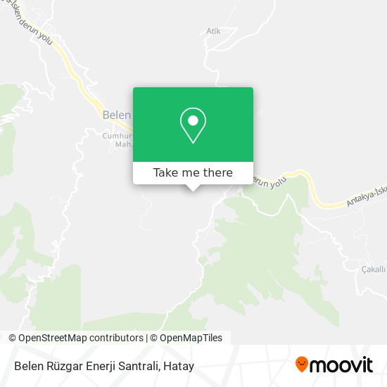 Belen Rüzgar Enerji Santrali map