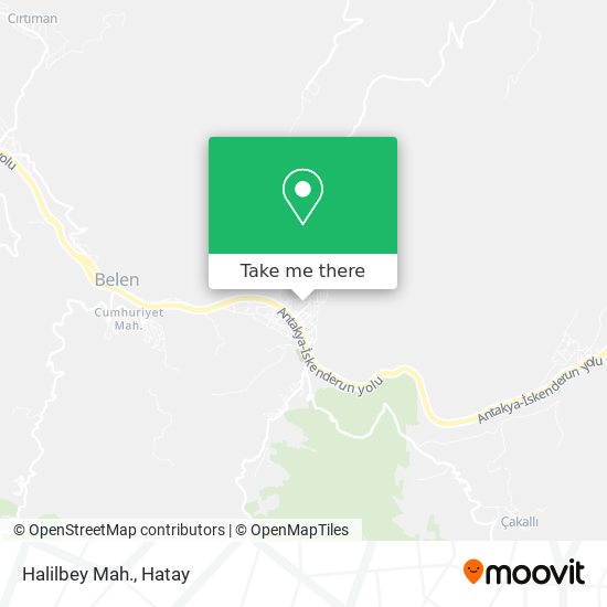 Halilbey Mah. map