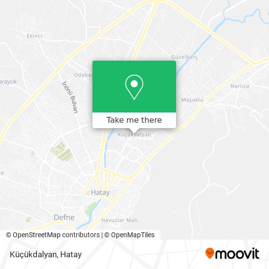 Küçükdalyan map
