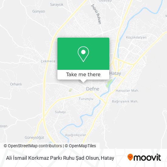 Ali İsmail Korkmaz Parkı Ruhu Şad Olsun map