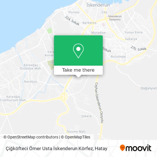 Çiğköfteci Ömer Usta İskenderun Körfez map