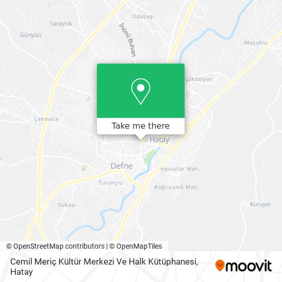 Cemil Meriç Kültür Merkezi Ve Halk Kütüphanesi map