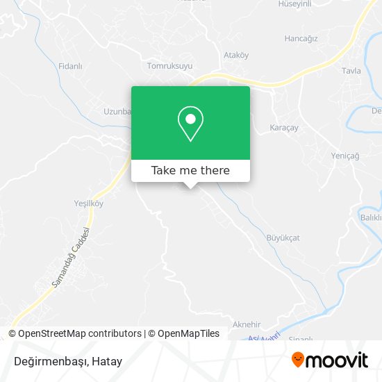 Değirmenbaşı map