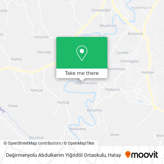 Değirmenyolu Abdulkerim Yiğitdöl Ortaokulu map