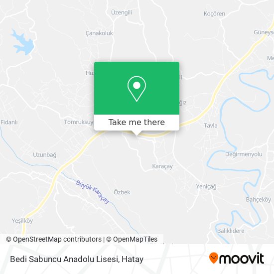Bedi Sabuncu Anadolu Lisesi map