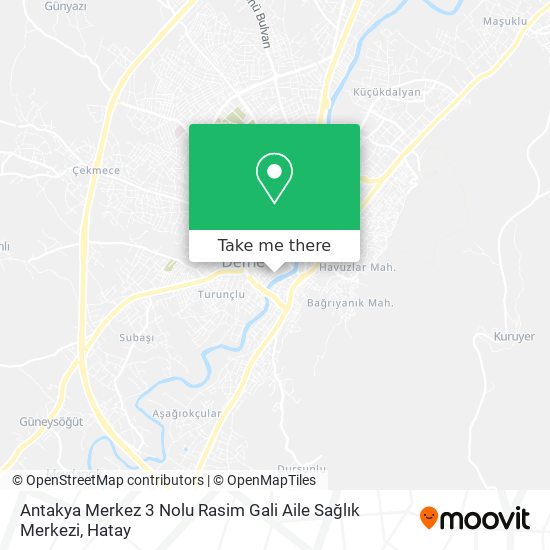 Antakya Merkez 3 Nolu Rasim Gali Aile Sağlık Merkezi map
