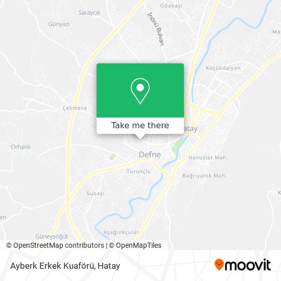 Ayberk Erkek Kuaförü map