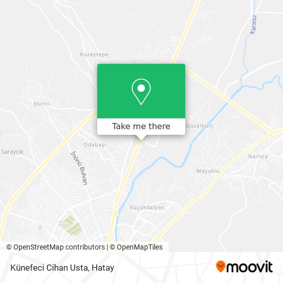 Künefeci Cihan Usta map