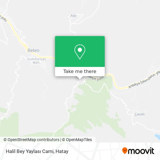 Halil Bey Yaylası Cami map