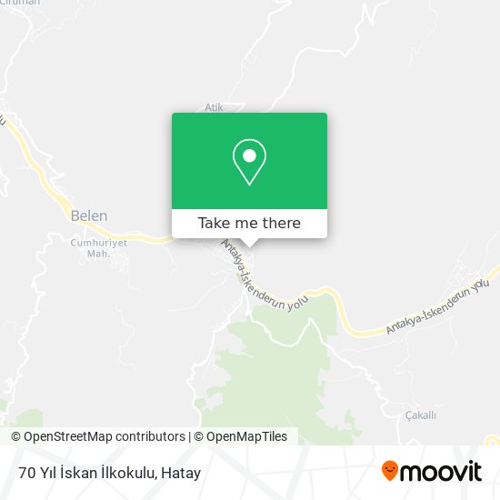 70 Yıl İskan İlkokulu map