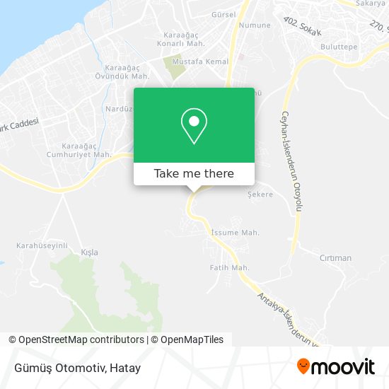 Gümüş Otomotiv map