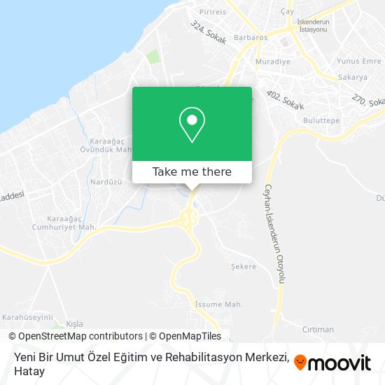 Yeni Bir Umut Özel Eğitim ve Rehabilitasyon Merkezi map