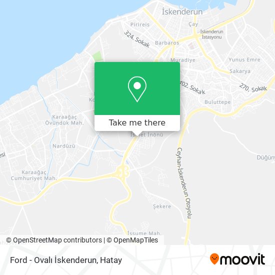 Ford - Ovalı İskenderun map