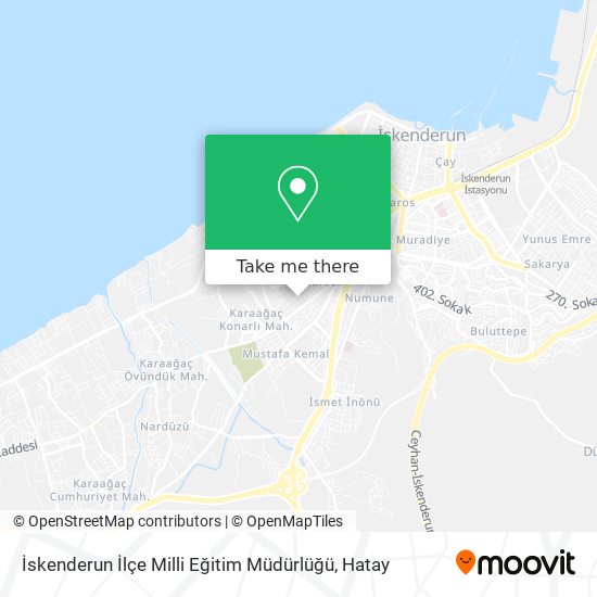 İskenderun İlçe Milli Eğitim Müdürlüğü map