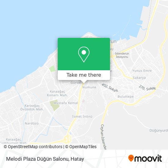 Melodi Plaza Düğün Salonu map