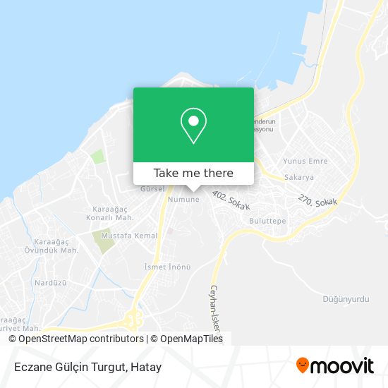 Eczane Gülçin Turgut map