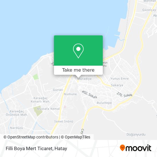 Filli Boya Mert Ticaret map