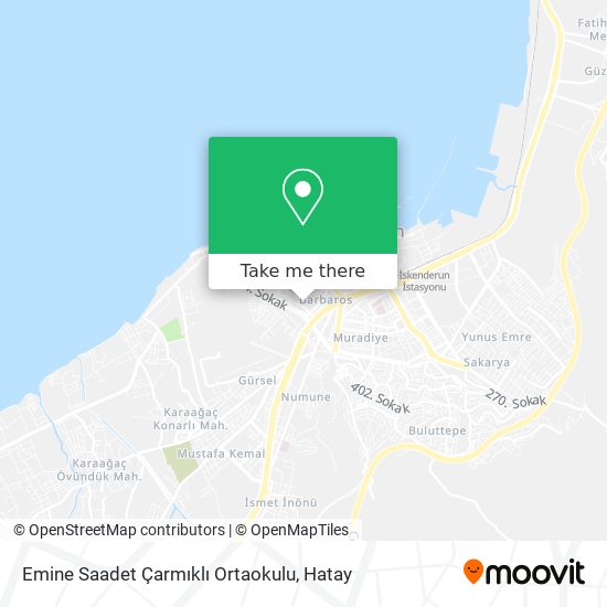Emine Saadet Çarmıklı Ortaokulu map