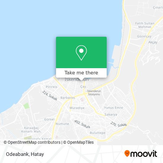 Odeabank map