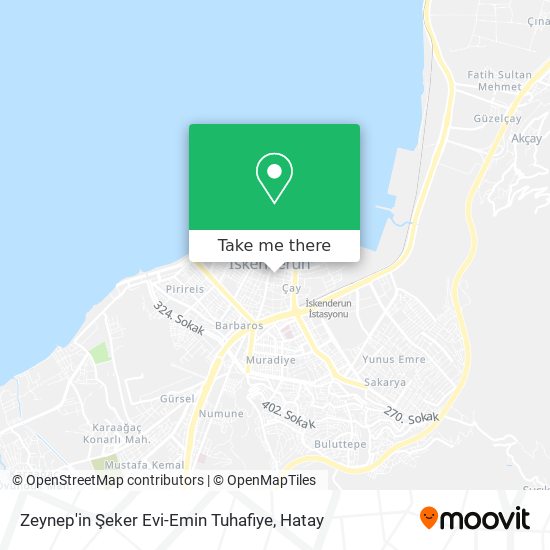 Zeynep'in Şeker Evi-Emin Tuhafiye map