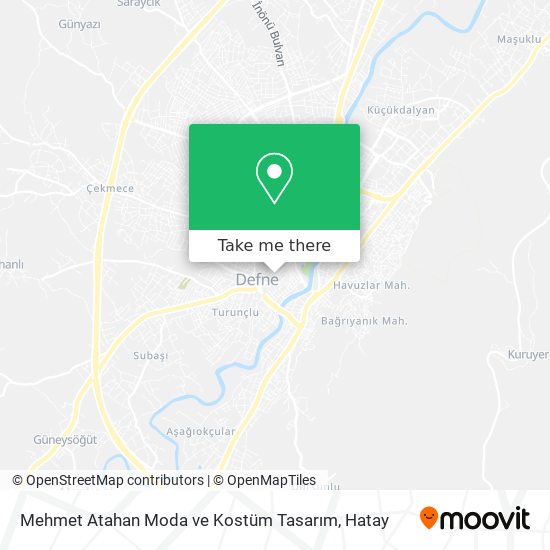 Mehmet Atahan Moda ve Kostüm Tasarım map